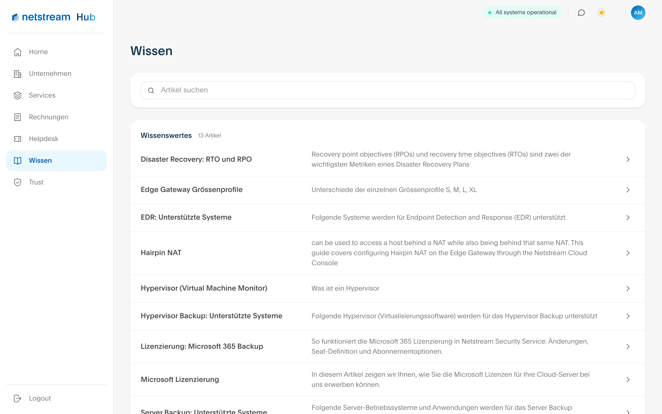 Seite Wissen
